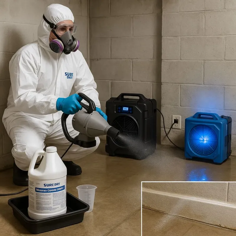 Sanitization and Odor Removal process in Val Verde, CA