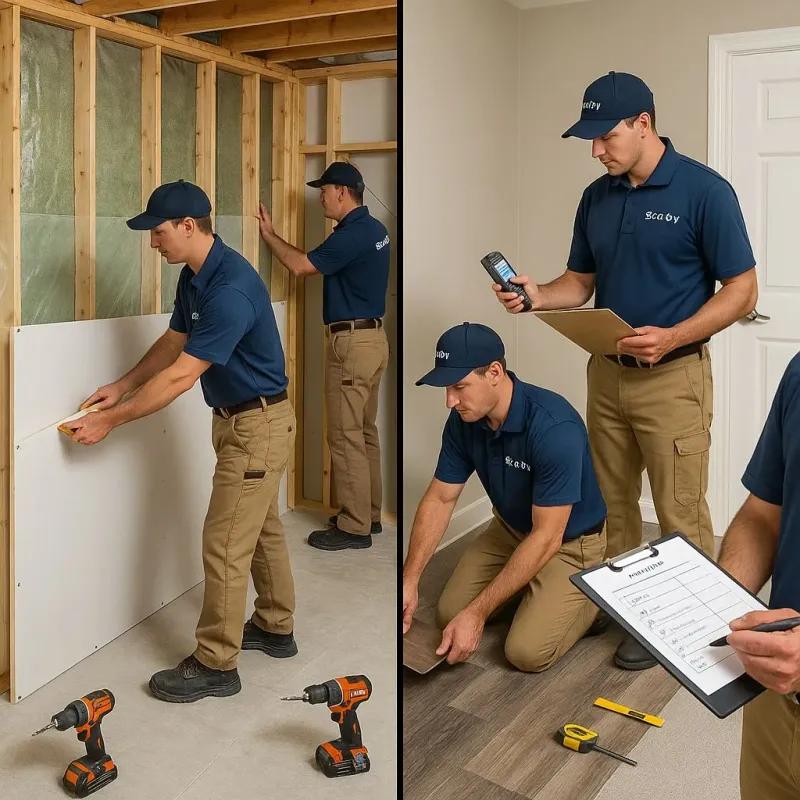 Repairs and Reconstruction process in Val Verde, CA